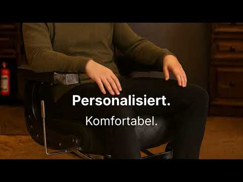 Barber stuhl in Schwarz, Herren Friseurstuhl Asher, Luxuriöser Barbershop stuhl für stilvolle Salons - Tiptop - Einrichtung