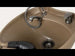 VELARIS AIR Earth Friseur-Waschbecken in Beige-Mocha mit elektrischer Fußstütze