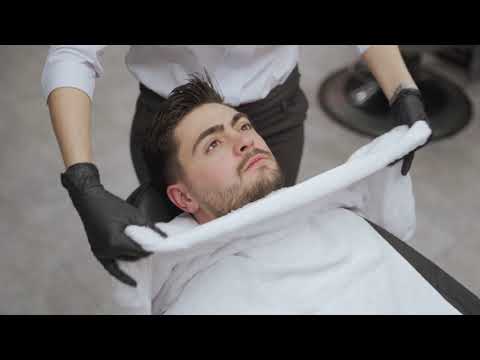 Barber stuhl In Schwarz-Gold, Herren Friseurstuhl Check, Barbershop stuhl - Tiptop - Einrichtung