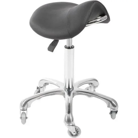 Sattelhocker Pomp in Schwarz - Komfortabler SPA-Hocker mit hydraulischer Höhenverstellung - Tiptop - Einrichtung