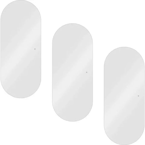 3er-Pack Friseur Bedienplatz Set mit LED-Beleuchtung, Friseurarbeitsplatz Iris mit schattenfreier LED-Beleuchtung und 70x170 cm Maße