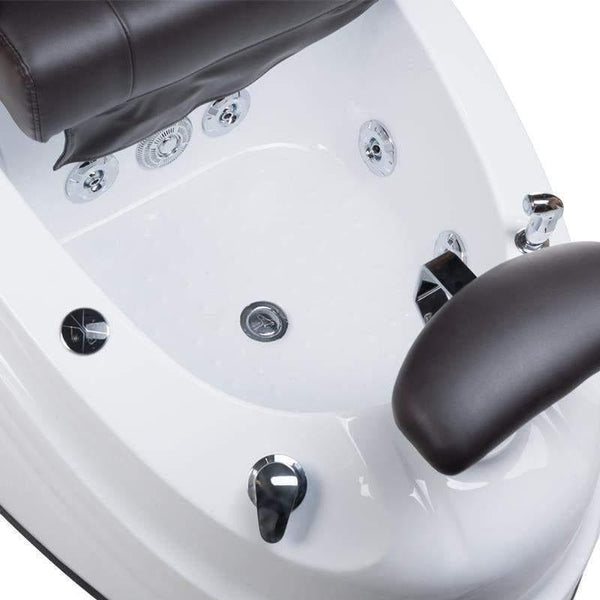 SPA Pediküre Sessel mit Massage BR-2307 in Braun - Tiptop - Einrichtung