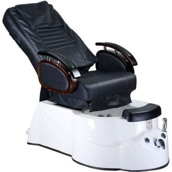 SPA Pediküre Sessel mit Massage BR-3820D in Schwarz - Tiptop - Einrichtung