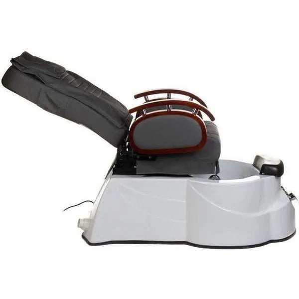 SPA Pediküre Sessel mit Massage und Waschbecken, hochwertiges Schönheitsgerät BR-3820D in elegantem Grau - Tiptop - Einrichtung