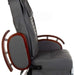 SPA Pediküre Sessel mit Massage und Waschbecken, hochwertiges Schönheitsgerät BR-3820D in elegantem Grau - Tiptop - Einrichtung
