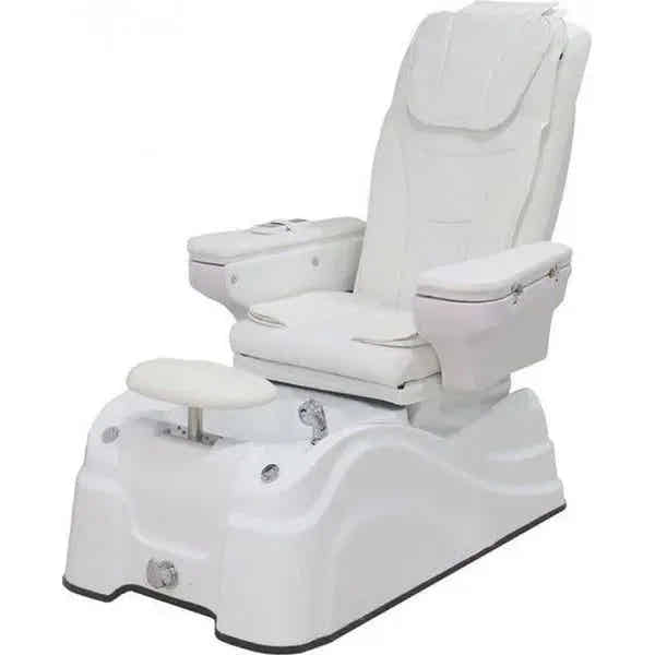 SPA Pediküre Sessel, Pediküre Stuhl mit Waschbecken mit Shiatsu Massagesystem und Fußwanne, Caln Luxus-Pediküre-Stuhl