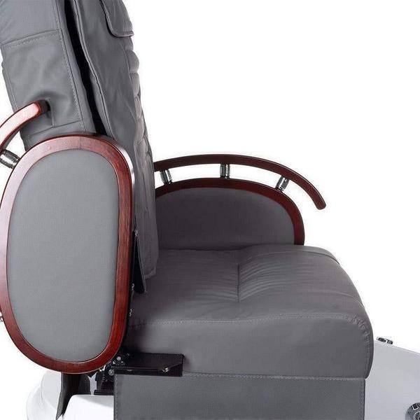 SPA Pediküre Stuhl BR-2307 mit Massagefunktion und Waschbecken in Grau - Hochwertiges Design für Ihr Spa-Erlebnis - Tiptop - Einrichtung