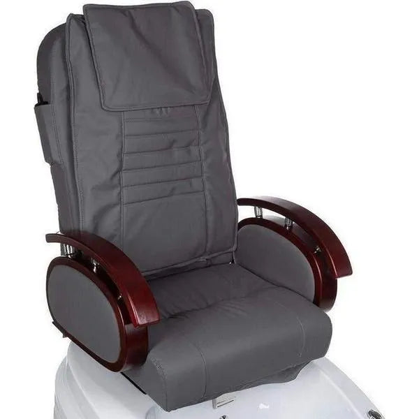 SPA Pediküre Stuhl BR-2307 mit Massagefunktion und Waschbecken in Grau - Hochwertiges Design für Ihr Spa-Erlebnis - Tiptop - Einrichtung