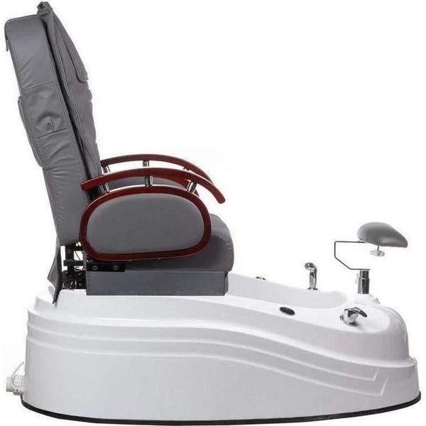 SPA Pediküre Stuhl BR-2307 mit Massagefunktion und Waschbecken in Grau - Hochwertiges Design für Ihr Spa-Erlebnis - Tiptop - Einrichtung