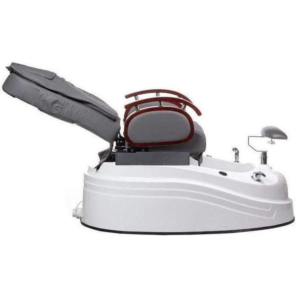 SPA Pediküre Stuhl BR-2307 mit Massagefunktion und Waschbecken in Grau - Hochwertiges Design für Ihr Spa-Erlebnis - Tiptop - Einrichtung