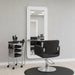 Friseur Bedienplatz mit elegantem Design, Friseurarbeitsplatz Zoel - Tiptop - Einrichtung